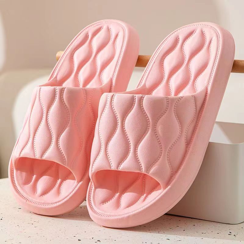 Soft Bottom Slippers For Women Summer Home Indoor Home Non-slip Bathroom Deodorant Slippers